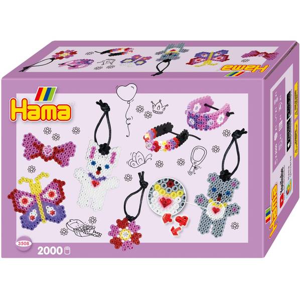 Термомозаїка HAMA Midi Набір модних аксесуарів 2000 елементів (3508)