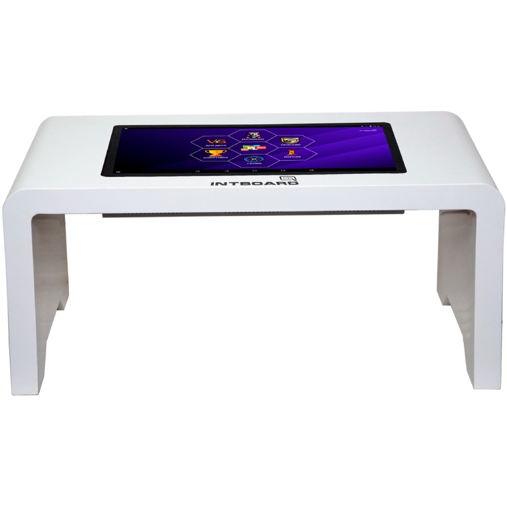 Интерактивный стол INTBOARD STYLE 43 White (10515013) Дополнительно Экран из закаленного стекла 43", 1920x1080; ОС Windows; Процессор i5-8400; Память: 8Gb/SSD 256 Gb; Порты: USB 2.0 - 2 шт.; Встроенный WiFi; Bluetooth
