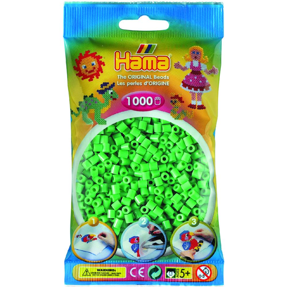 Термомозаика HAMA Набор светло-зеленых бусин MIDI 1000 шт (207-11)