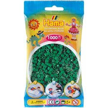 Термомозаика HAMA Набор зеленых бусин MIDI 1000 шт (207-10)