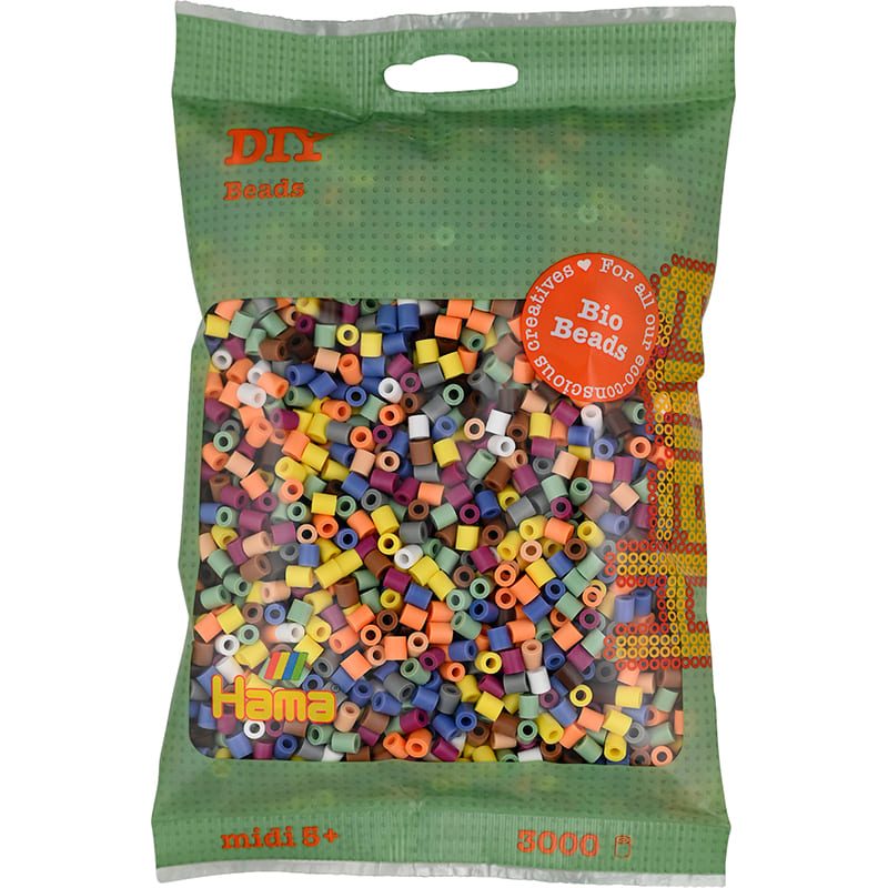 Мозаїка HAMA MIDI 3000 шт 10 кольорів (HM-191-197)