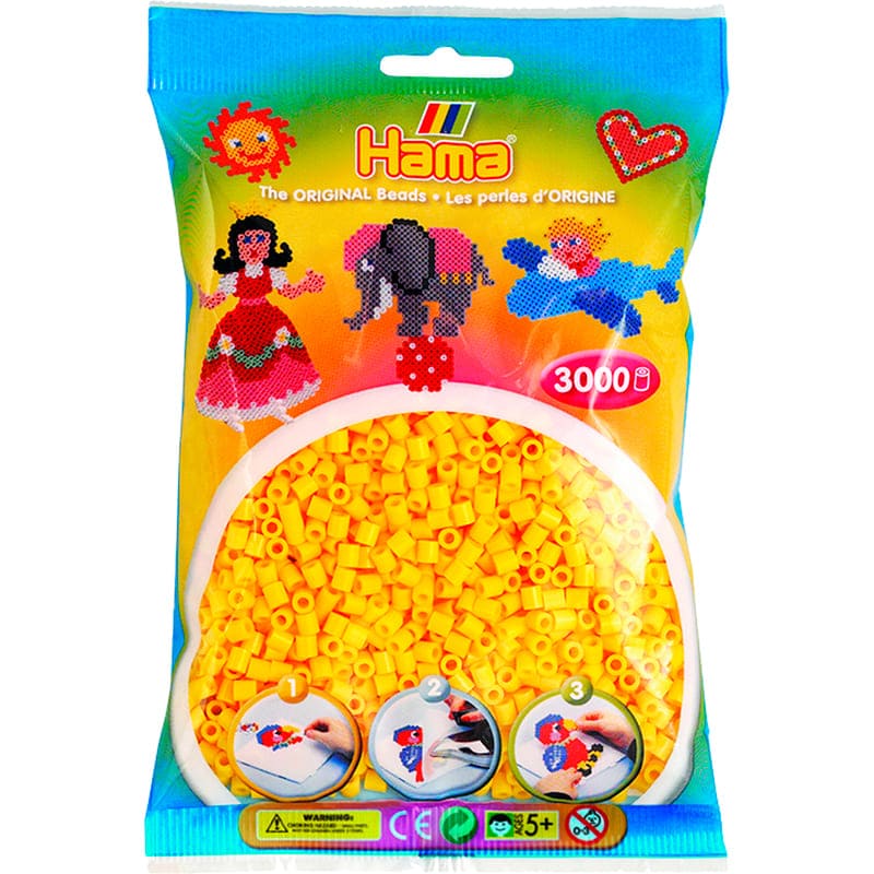 Мозаїка HAMA MIDI 5+ 3000 шт Yellow (HM-201-03)