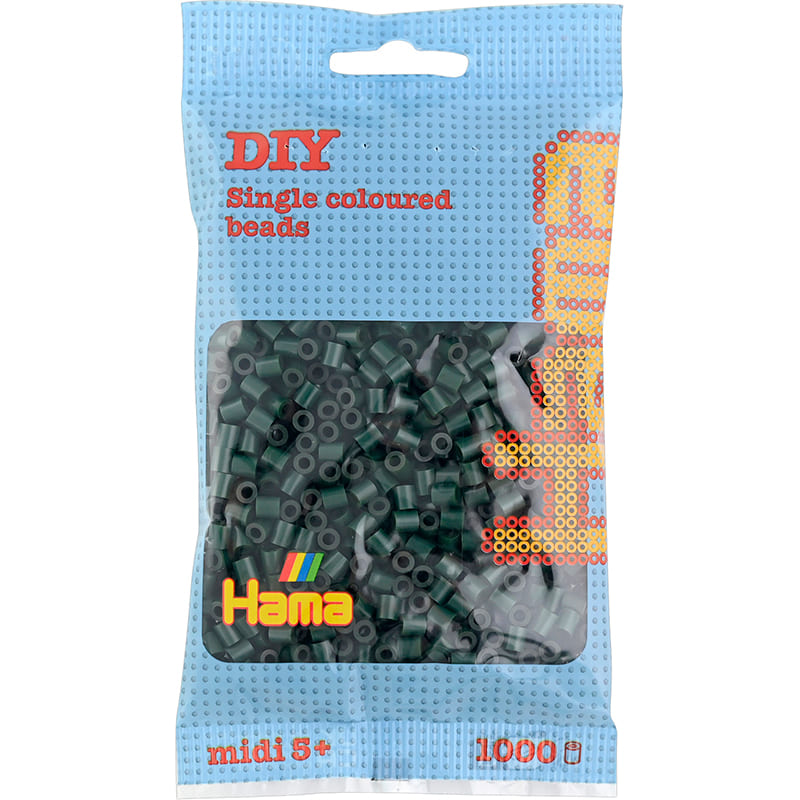 Мозаїка HAMA MIDI 5+ 1000 шт Dark Green (HM-207-28)