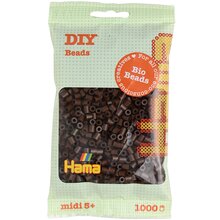 Термомозаика HAMA Набор темно-коричневых бусин MIDI BIO 1000 шт (HM-190-012)