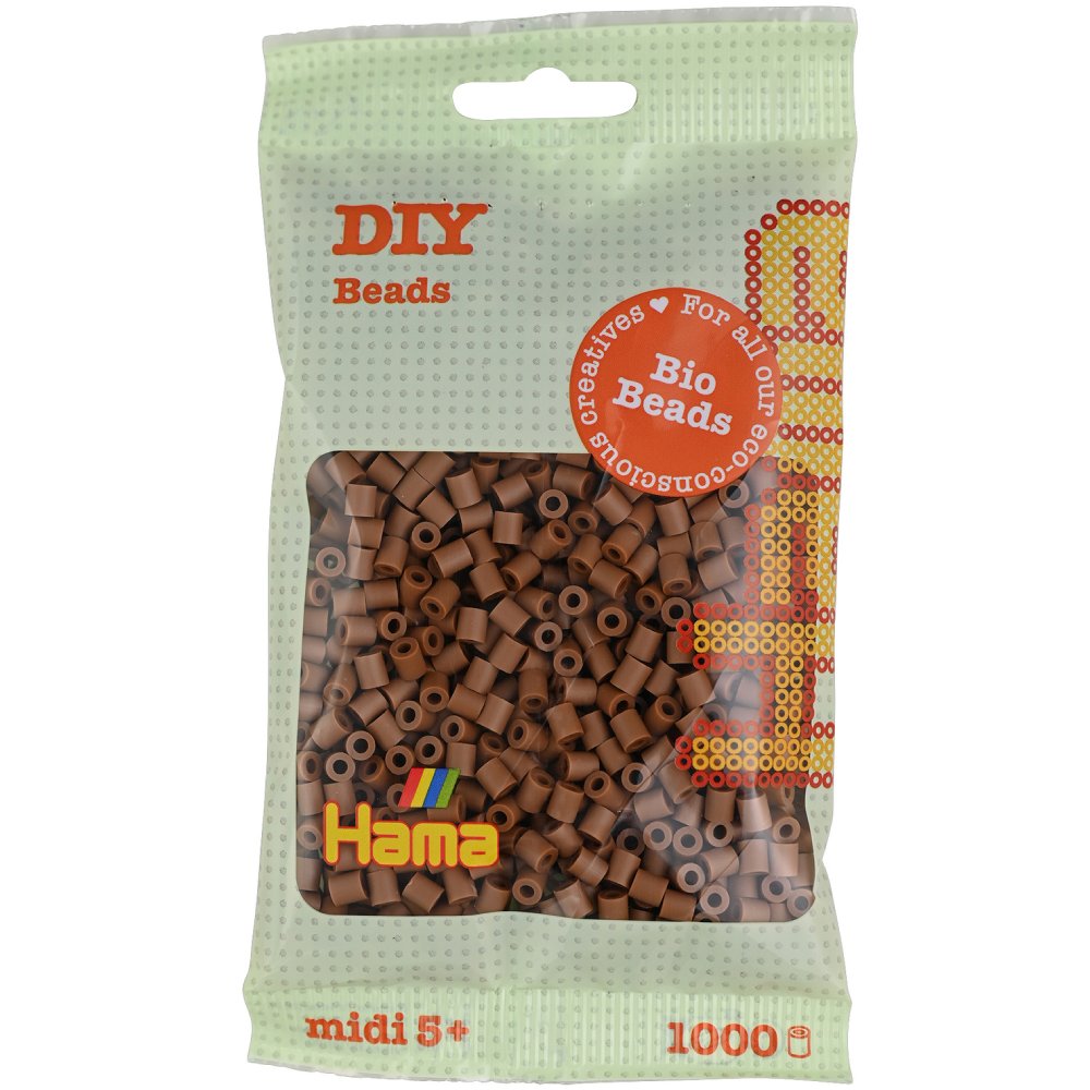 Термомозаїка HAMA Набір намистин кольору нуги MIDI BIO 1000 шт (HM-190-076)