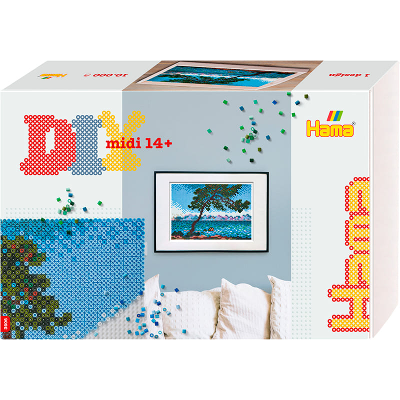 Мозаїка HAMA MIDI Мистецтво Клод Моне 10000 шт (HM-3606) Вік від 14 років
