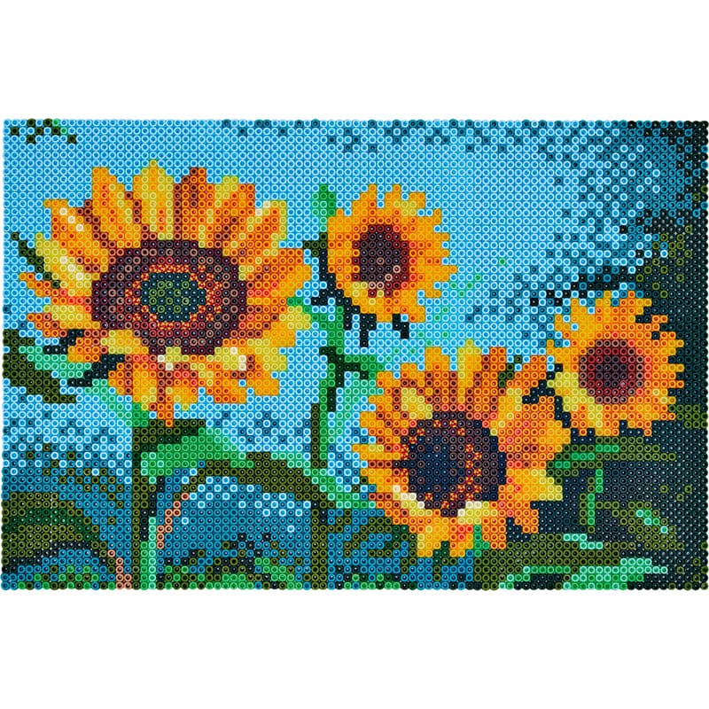 Мозаика HAMA MIDI Искусство Подсолнухи 10000 шт (HM-3608)