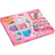 Мозаїка HAMA MIDI Модні прикраси Квіти зі скринькою 2400 шт (HM-3707)