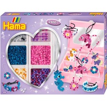 Мозаика HAMA MIDI Модные украшения Море со шкатулкой 2400 шт (HM-3709)