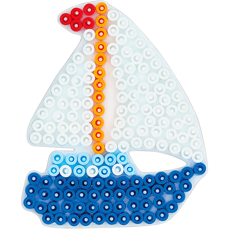 Набор полей для термомозаики HAMA MIDI Автомобиль Парусник Самолет 3 шт (HM-4576) Возраст от 5 лет 