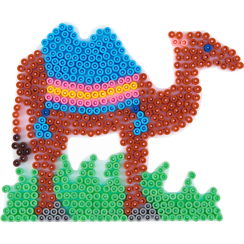 Набор полей для термомозаики HAMA MIDI Слон Жираф Лев Верблюд 4 шт (HM-4582) Предмет изучения логика 