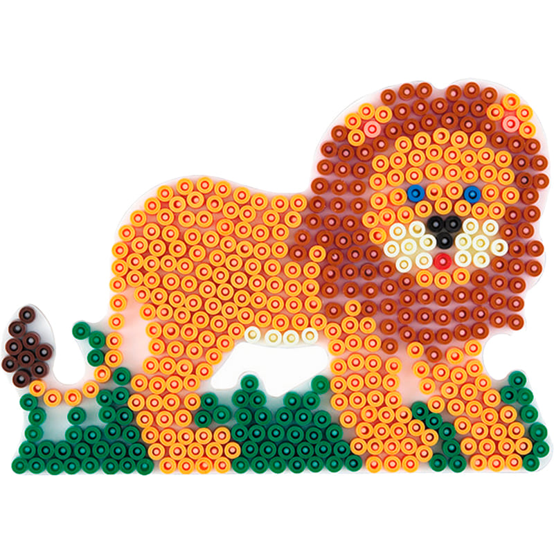 Набор полей для термомозаики HAMA MIDI Слон Жираф Лев Верблюд 4 шт (HM-4582) Возраст от 5 лет 