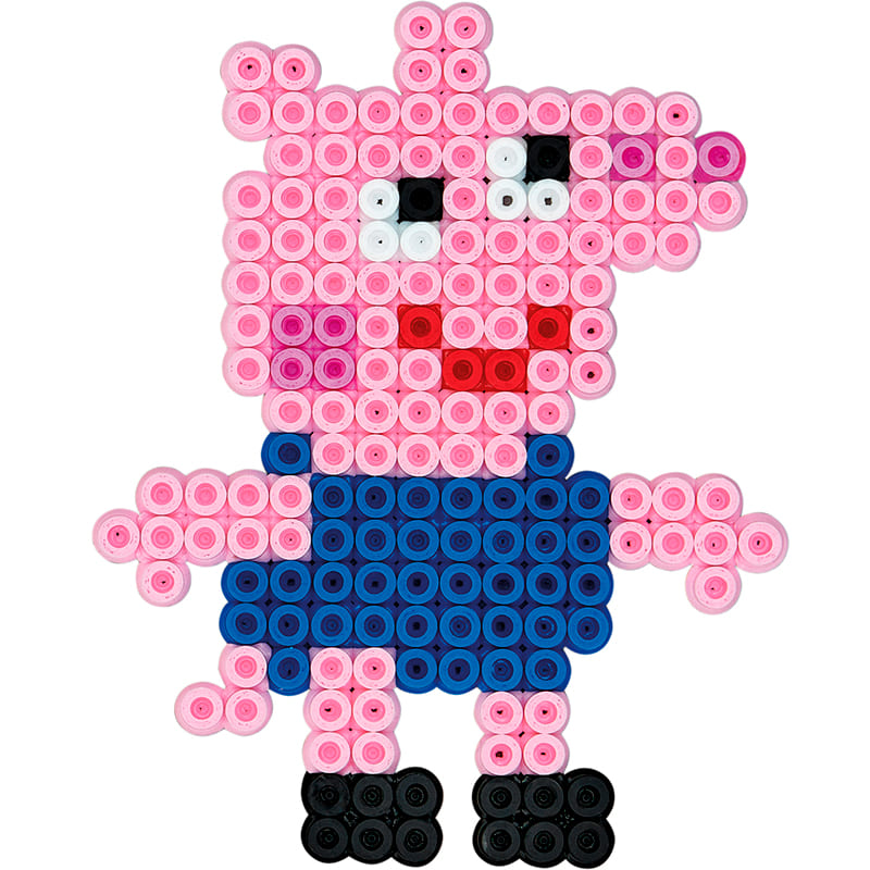 Мозаїка HAMA MIDI Свинка Пеппа 2000 шт (HM-7965) Для кого універсально