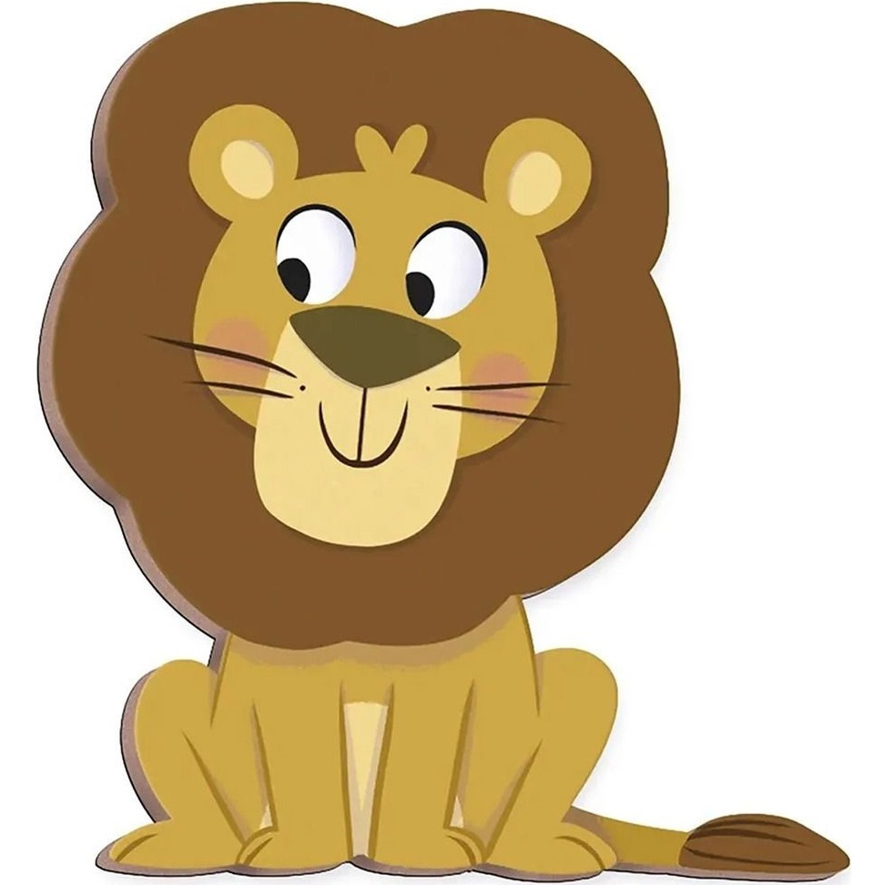 Магнитная книга JANOD Африканские животные (J05456) Возраст от 3 лет