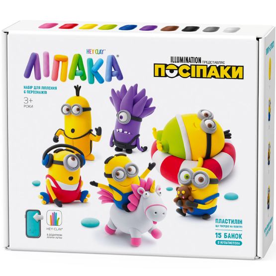 Набір для ліплення ЛІПАКА Міньйони (15026-UA01)