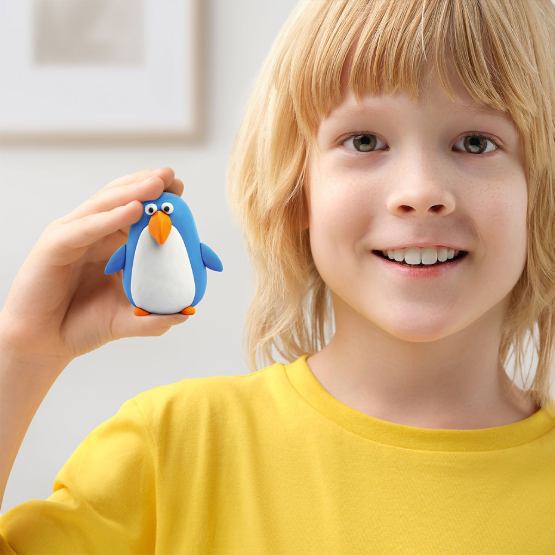 Набір для ліплення ЛІПАКА Птахи: Пінгвін, павич, тукан (60026-UA01) Предмет вивчення навколишній світ