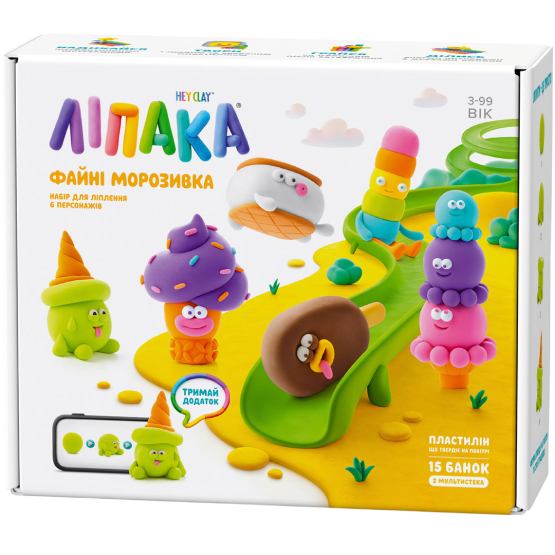 Набір для ліплення ЛІПАКА Класне морозиво (15029-UA01)