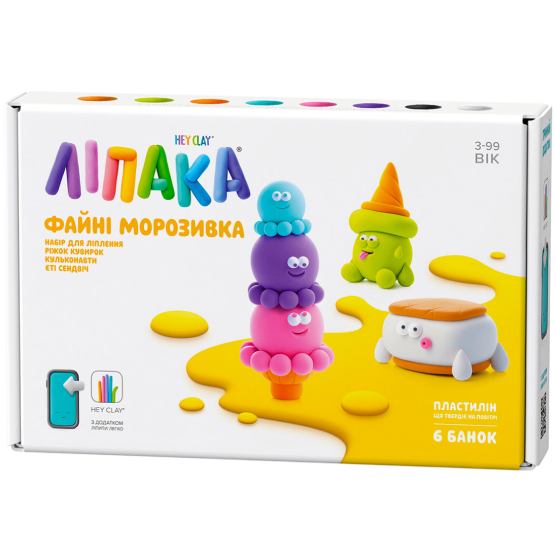 Набір для ліплення ЛІПАКА Класне морозиво: Тепледик, Торнадик, Чоко Бро (60055-UA01)