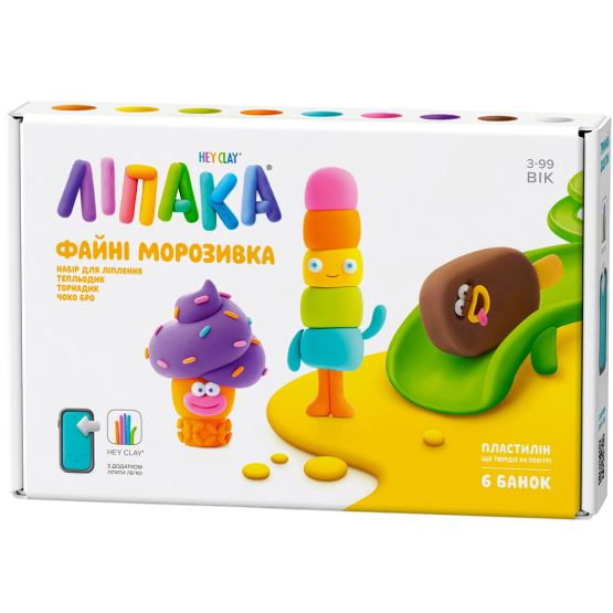 Набір для ліплення ЛІПАКА Класне морозиво: Тепледик, Торнадик, Чоко Бро (60056-UA01)