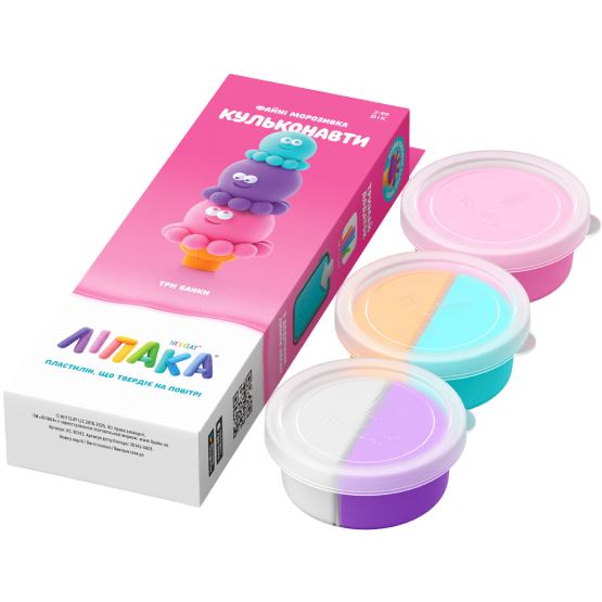 Набір для ліплення ЛІПАКА Класичне морозиво: Шариконавти (30143-UA01) Предмет вивчення логіка