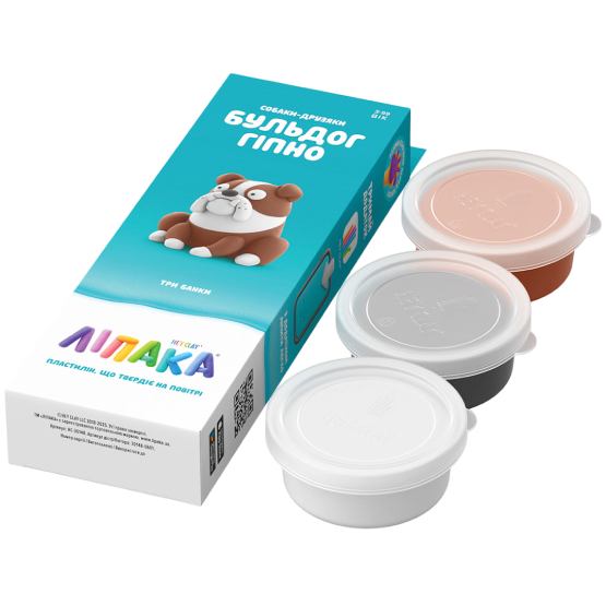 Набір для ліплення ЛІПАКА Собаки-друзі: Бульдог Гіпно (30148-UA01) Предмет вивчення логіка