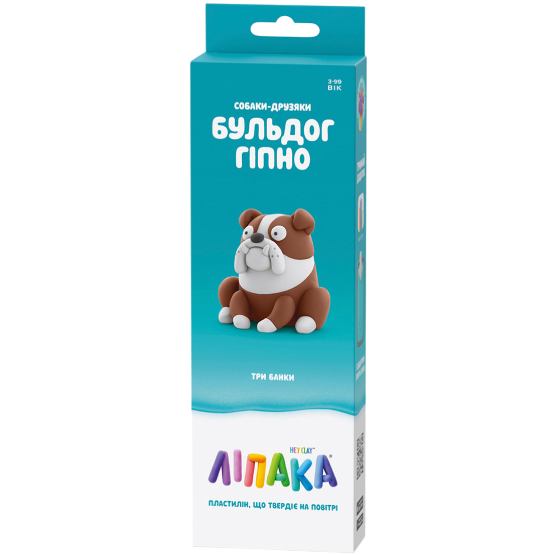 Набір для ліплення ЛІПАКА Собаки-друзі: Бульдог Гіпно (30148-UA01)