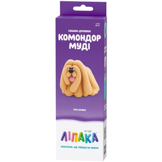 Набір для ліплення ЛІПАКА Собаки-друзі: Комондор Муді (30149-UA01)