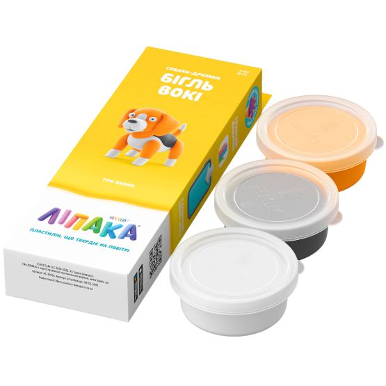 Набір для ліплення ЛІПАКА Собаки-друзі: Бігль Вокі (30152-UA01) Предмет вивчення логіка