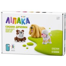 Набір для ліплення ЛІПАКА Собаки-друзі: Комондор Муді, Бульдог Гіпно, Пудель Поппі (60057-UA01)