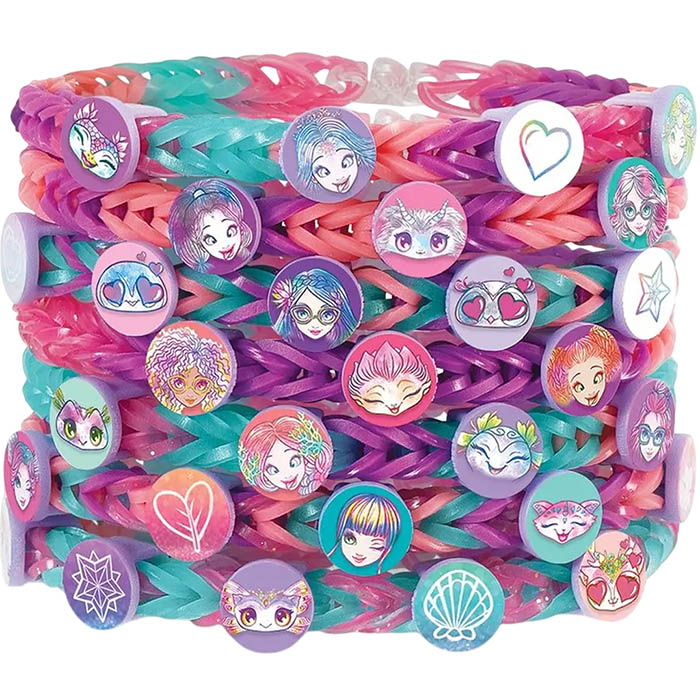 Набір для створення прикрас NEBULOUS STARS Rainbow Loom Зіркова феєрія (11033) Матеріал гума