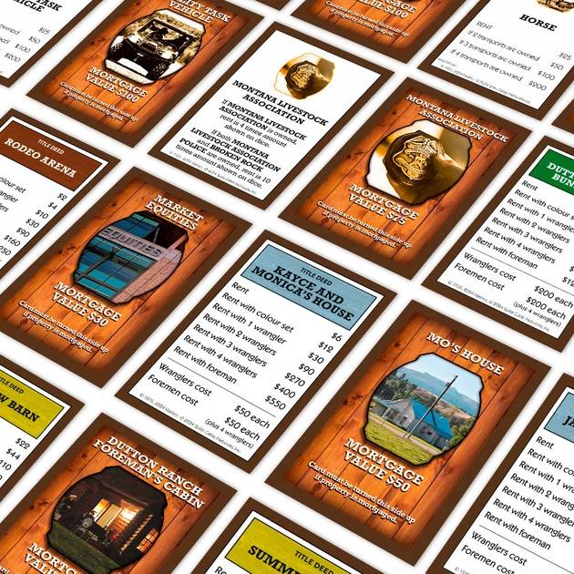 Настільна гра WINNING MOVES YELLOWSTONE Monopoly Матеріал картон