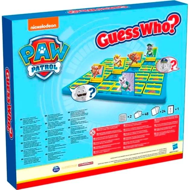 Фото Настільна гра WINNING MOVES PAW PATROL Guess Who (WM04175-ML1-6)
