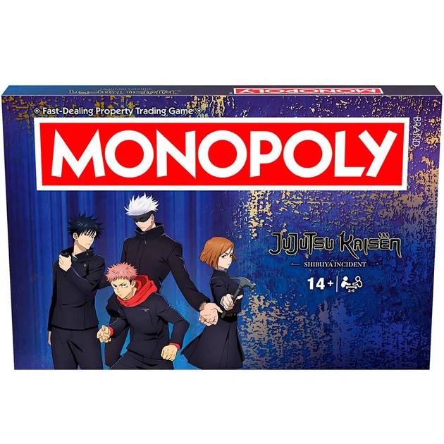 Зовнішній вигляд Настільна гра WINNING MOVES JUJUTSU KAISEN Monopoly (WM04688-EN1-6)