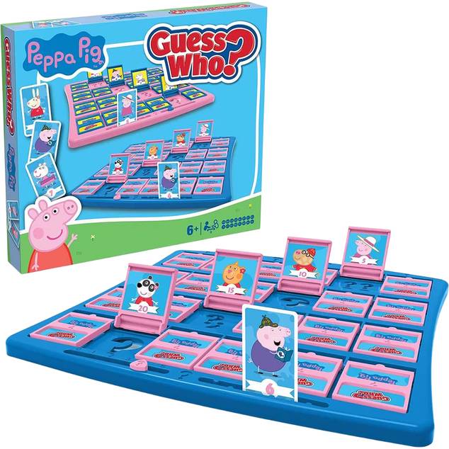 Настільна гра WINNING MOVES PEPPA PIG Guess Who (WM05293-ML1-6) Для кого універсально