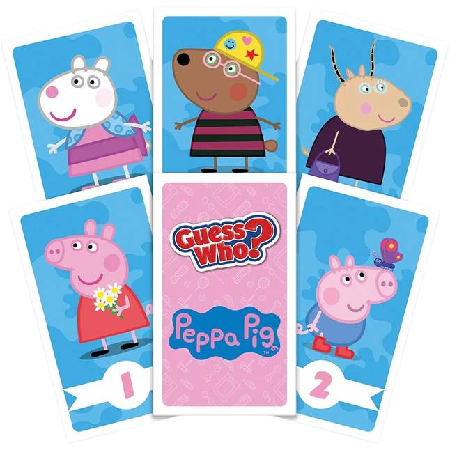 Настільна гра WINNING MOVES PEPPA PIG Guess Who (WM05293-ML1-6) Матеріал картон