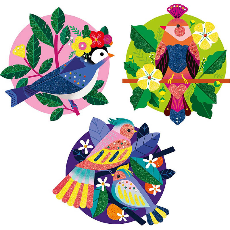 Набор для творчества DJECO Райские птицы (DJ09522) Возраст от 6 лет 