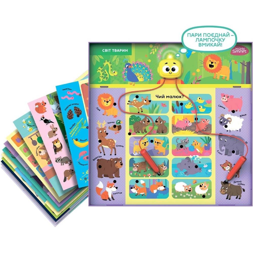 Електронна логічна гра KIDDI SMART Вікторина Світ тварин S2 (157-A-0011-UA) Предмет вивчення логіка