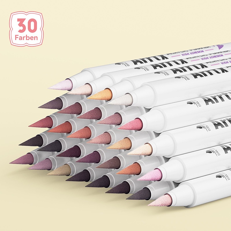 Акриловые маркеры ARRTX 30c Brush Tip Оттенки кожи 30 цветов (LC304318) Дополнительно Наконечник кисти Brush 1-6 мм: переменная ширина линии