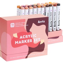 Акриловые маркеры ARRTX 30c Brush Tip Оттенки кожи 30 цветов (LC304318)