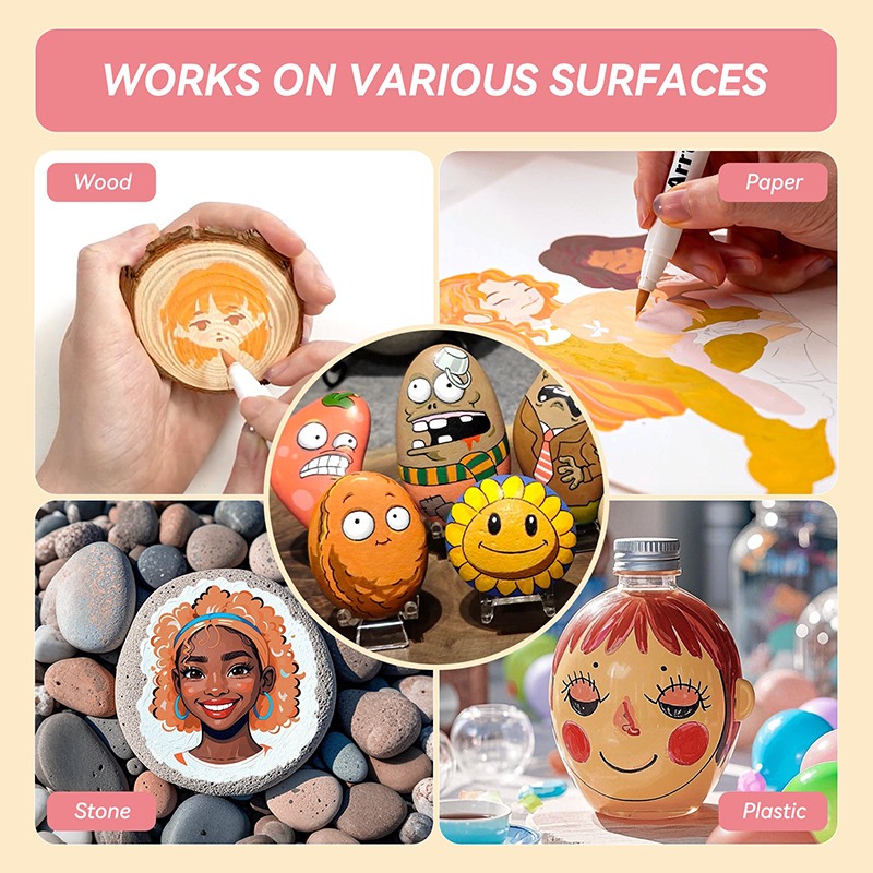 Акриловые маркеры ARRTX 30c Brush Tip Оттенки кожи 30 цветов (LC304318) Рисование рисование маркерами