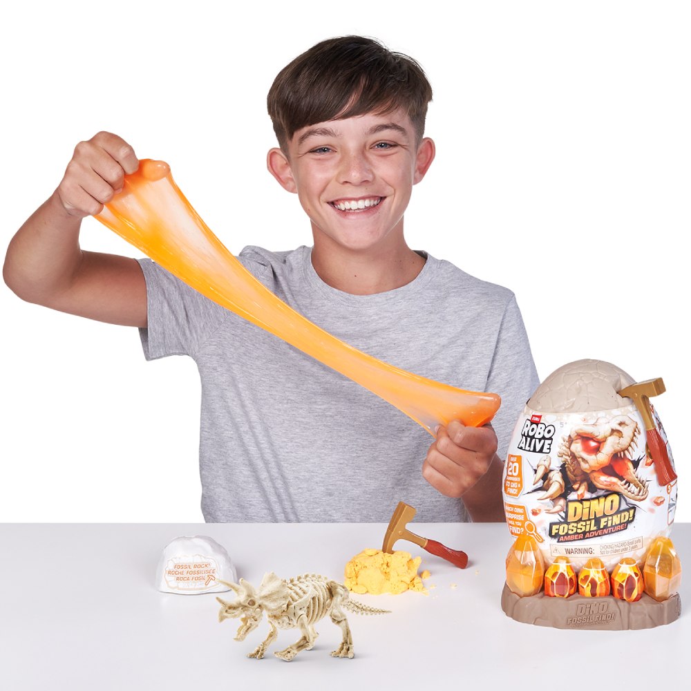 Замовити Набір-сюрприз Pets & Robo Alive Бурштинові розкопки динозавра (71153)