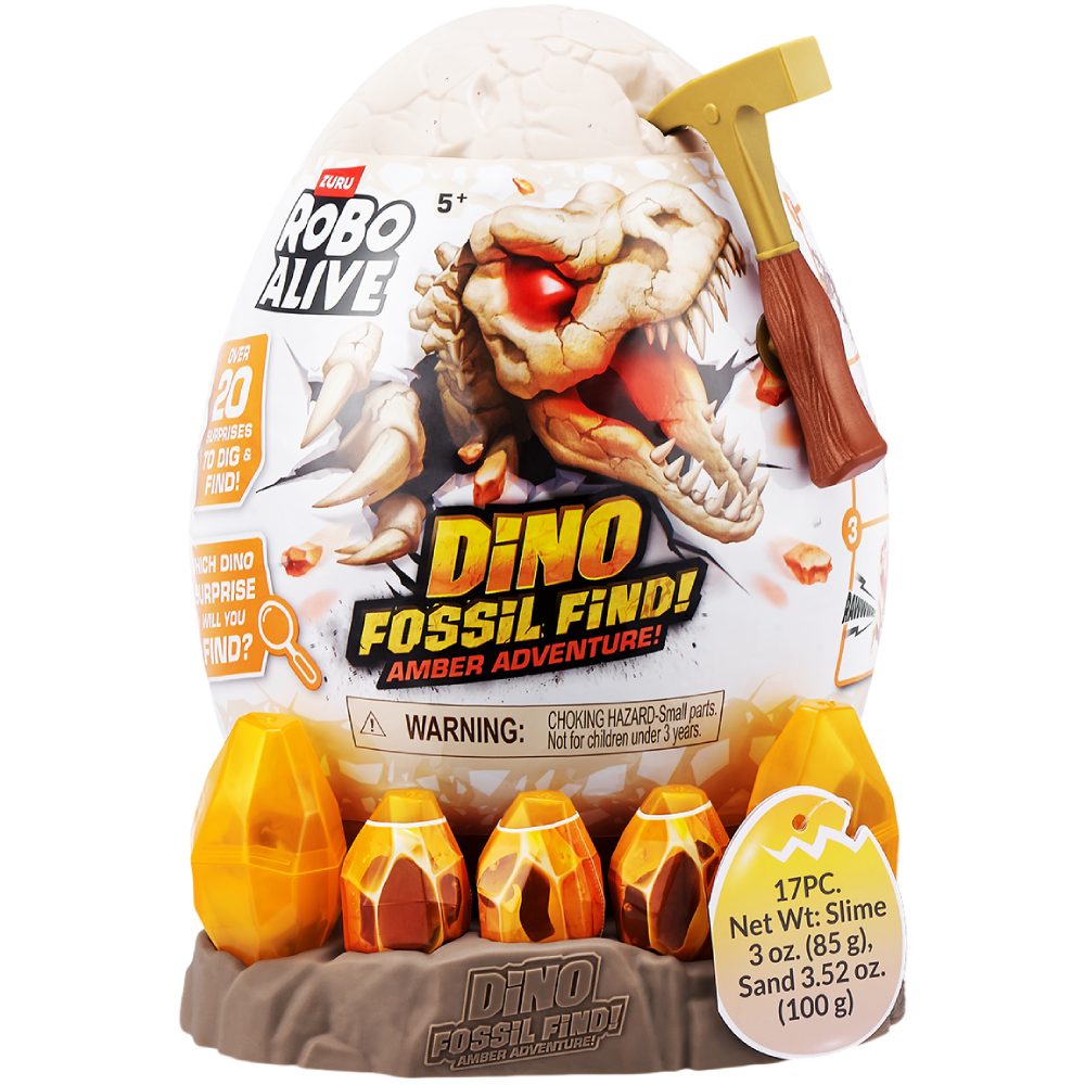 Набір-сюрприз Pets & Robo Alive Бурштинові розкопки динозавра (71153)