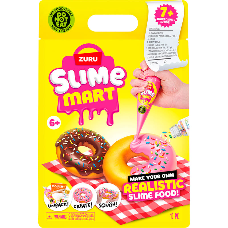 Заказать Игровой набор SLIME MART Shopping Bag Пончик (15901B)