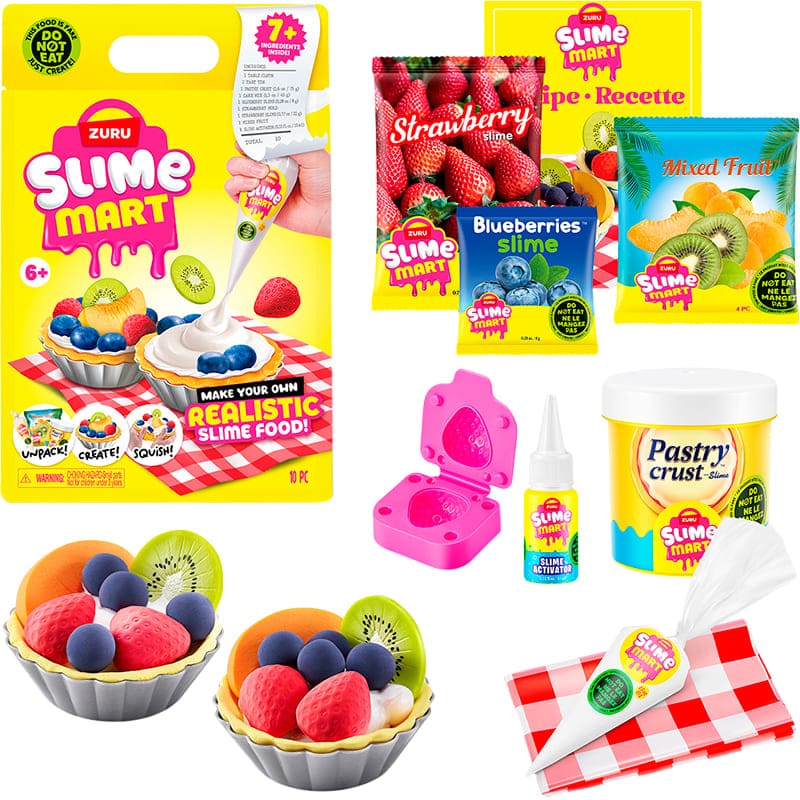 Игровой набор SLIME MART Shopping Bag Фруктовый тарт (15901E)
