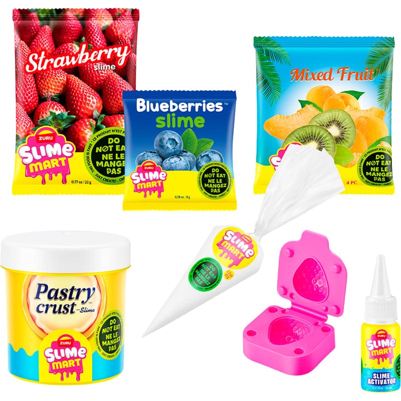 Игровой набор SLIME MART Shopping Bag Фруктовый тарт (15901E) Для кого универсально