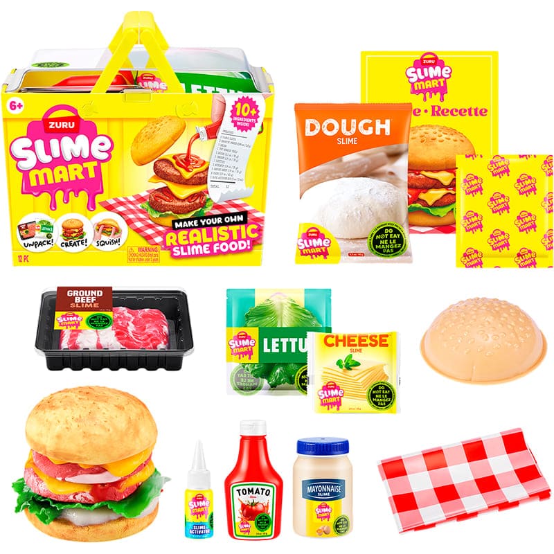 Игровой набор SLIME MART Shopping Basket Бургер (15905A)