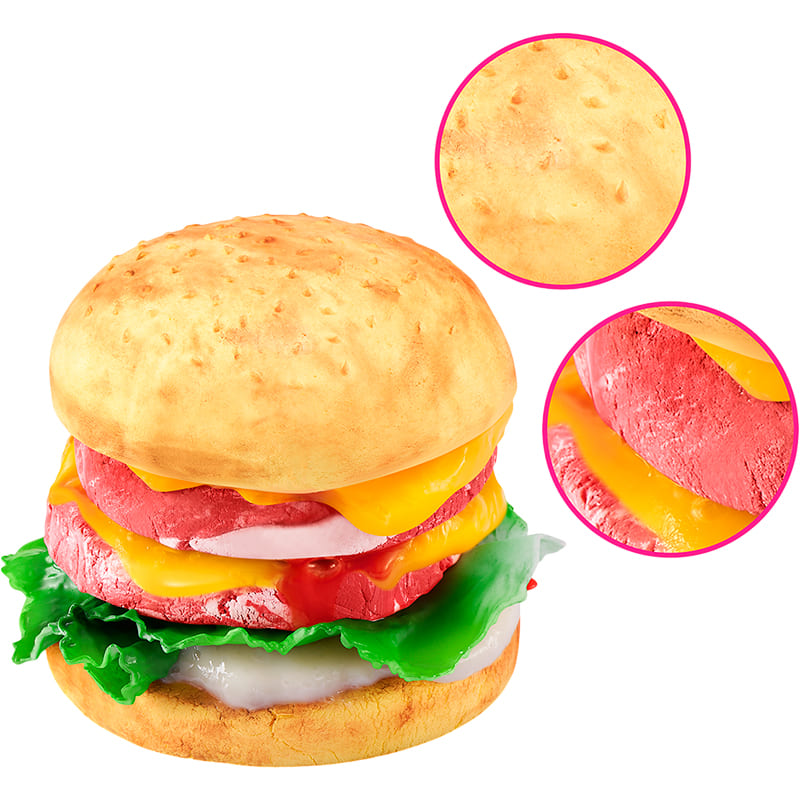 Игровой набор SLIME MART Shopping Basket Бургер (15905A) Количество элементов 12