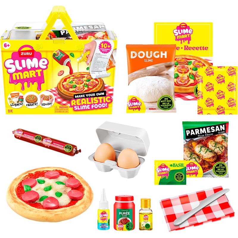 Игровой набор SLIME MART Shopping Basket Пицца (15905B)