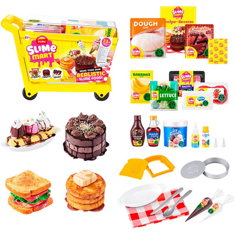 Игровой набор SLIME MART Shopping Cart Тележка вкусностей (15907)