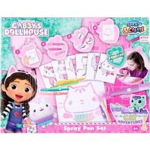 Набір для творчості GABBY'S DOLLHOUSE Спрей-ручки з трафаретами (GD23364)